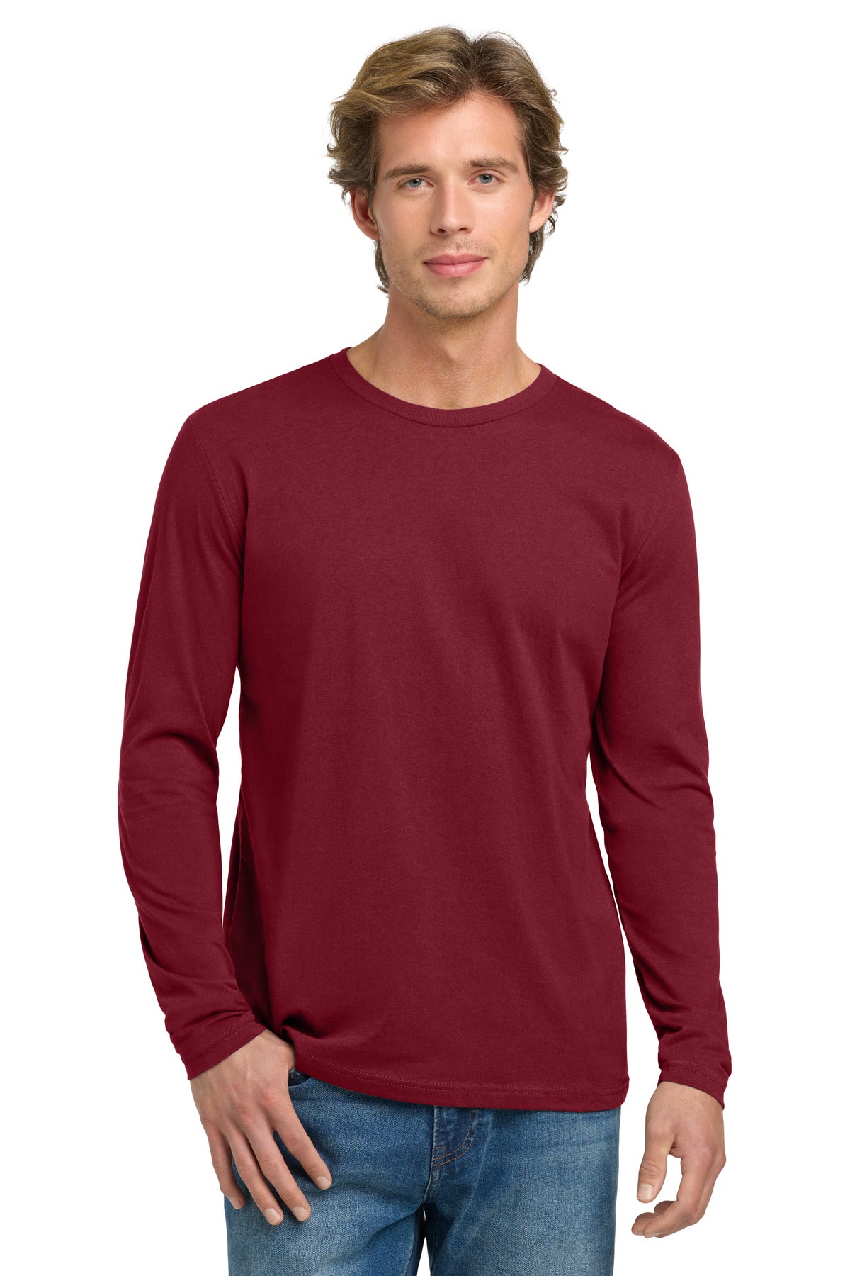 Next Level Apparel Cotton Long Sleeve Tee