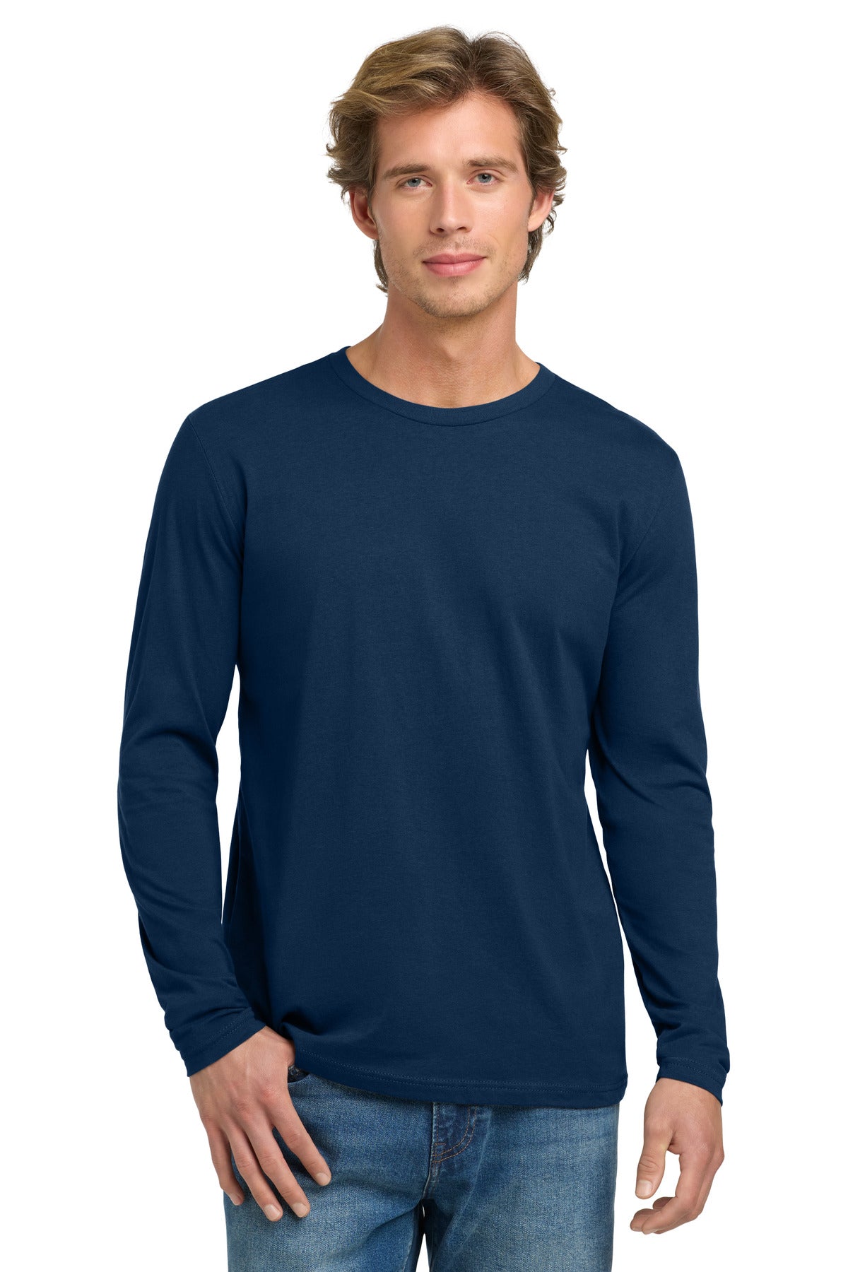 Next Level Apparel Cotton Long Sleeve Tee