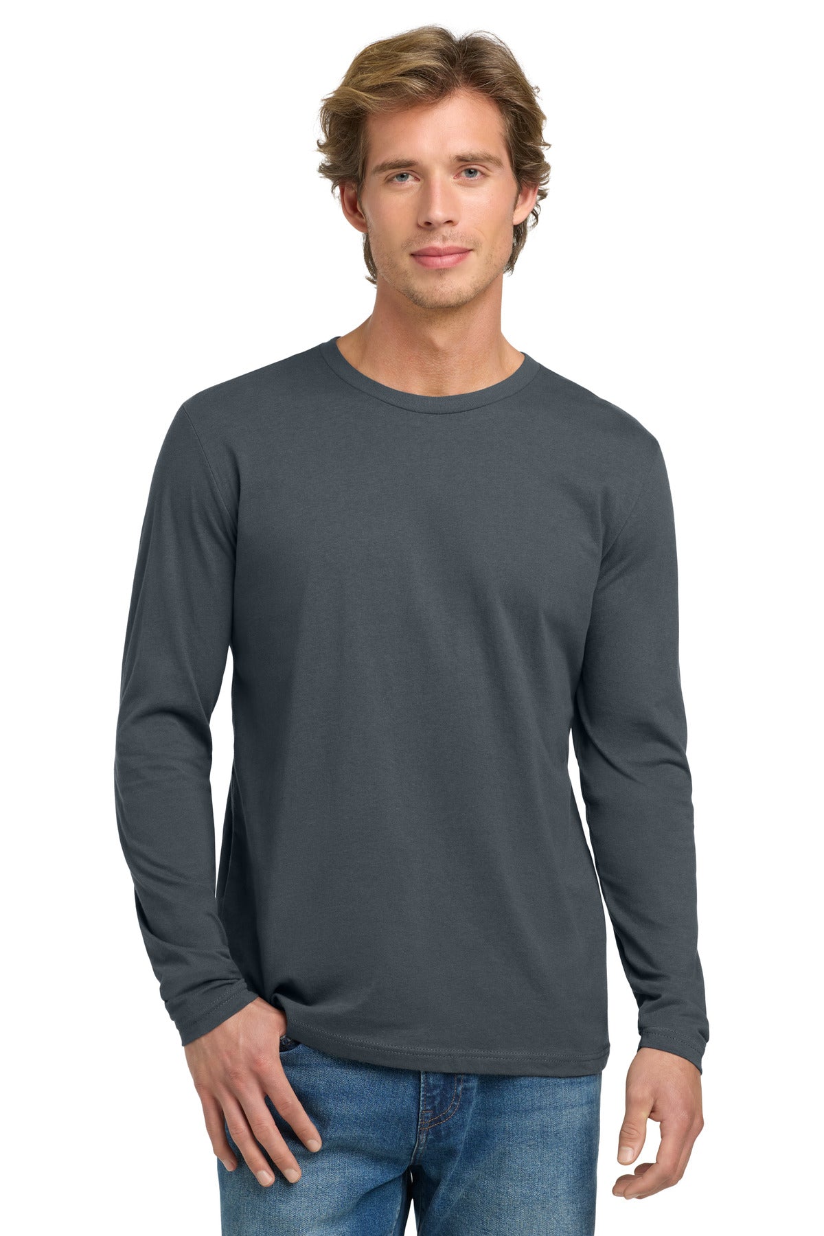 Next Level Apparel Cotton Long Sleeve Tee