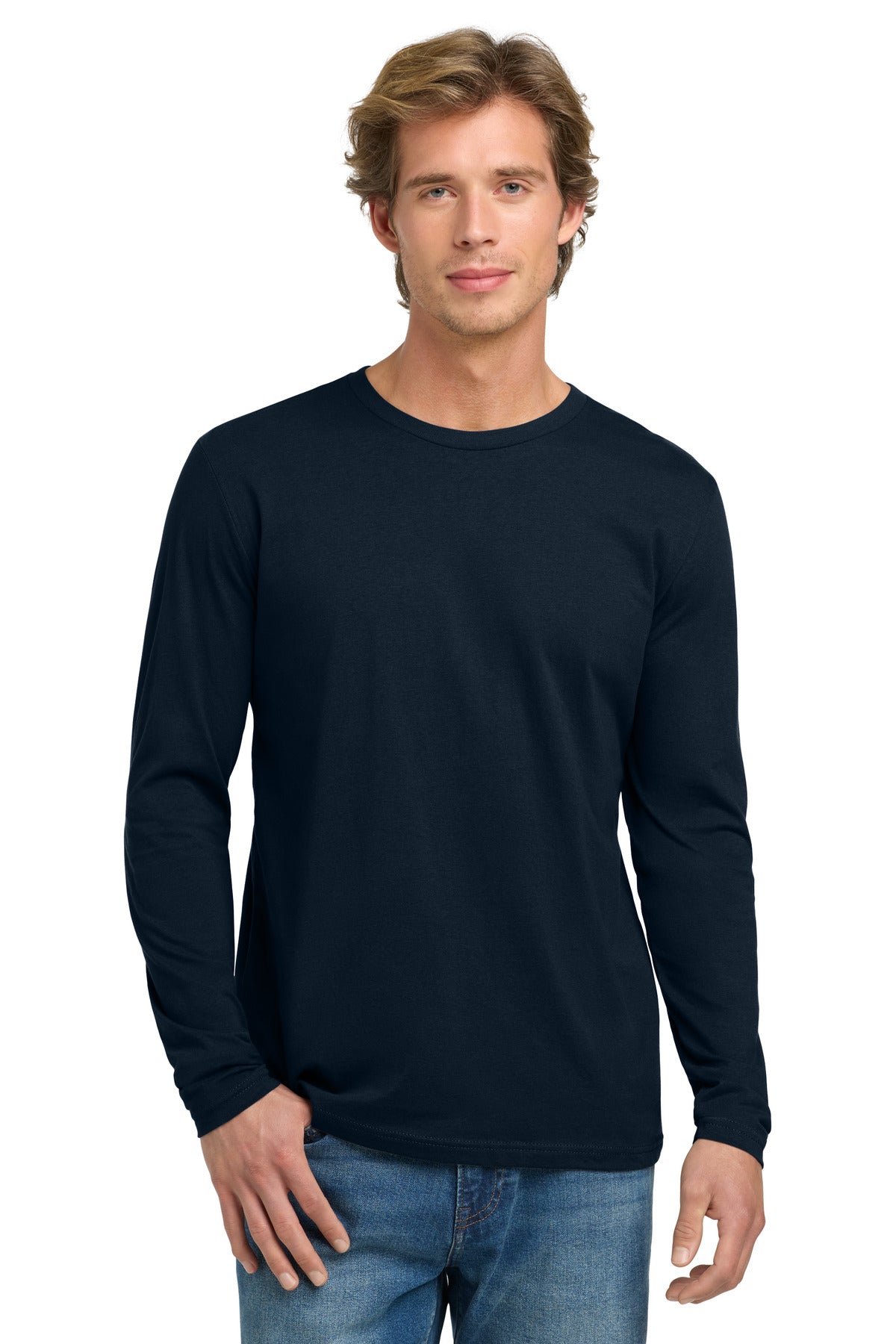 Next Level Apparel Cotton Long Sleeve Tee