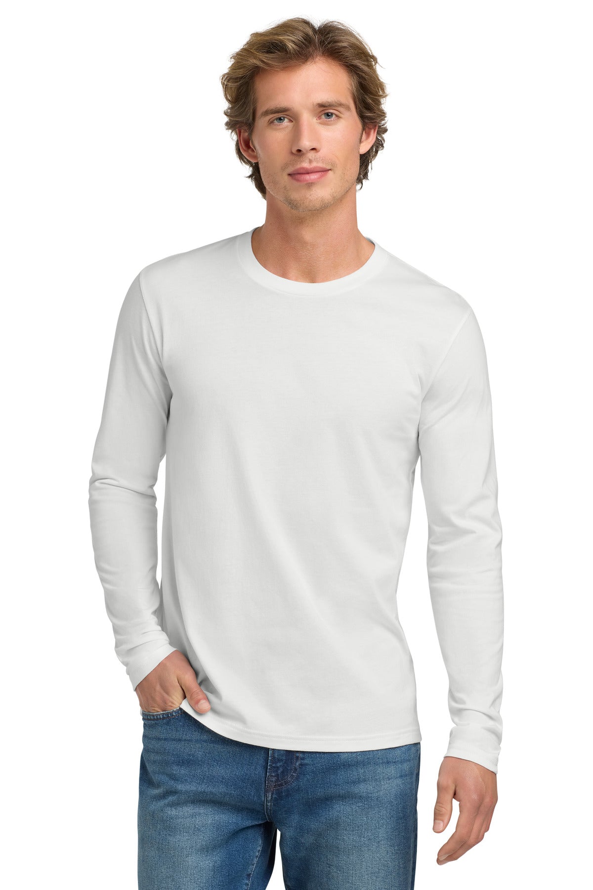 Next Level Apparel Cotton Long Sleeve Tee
