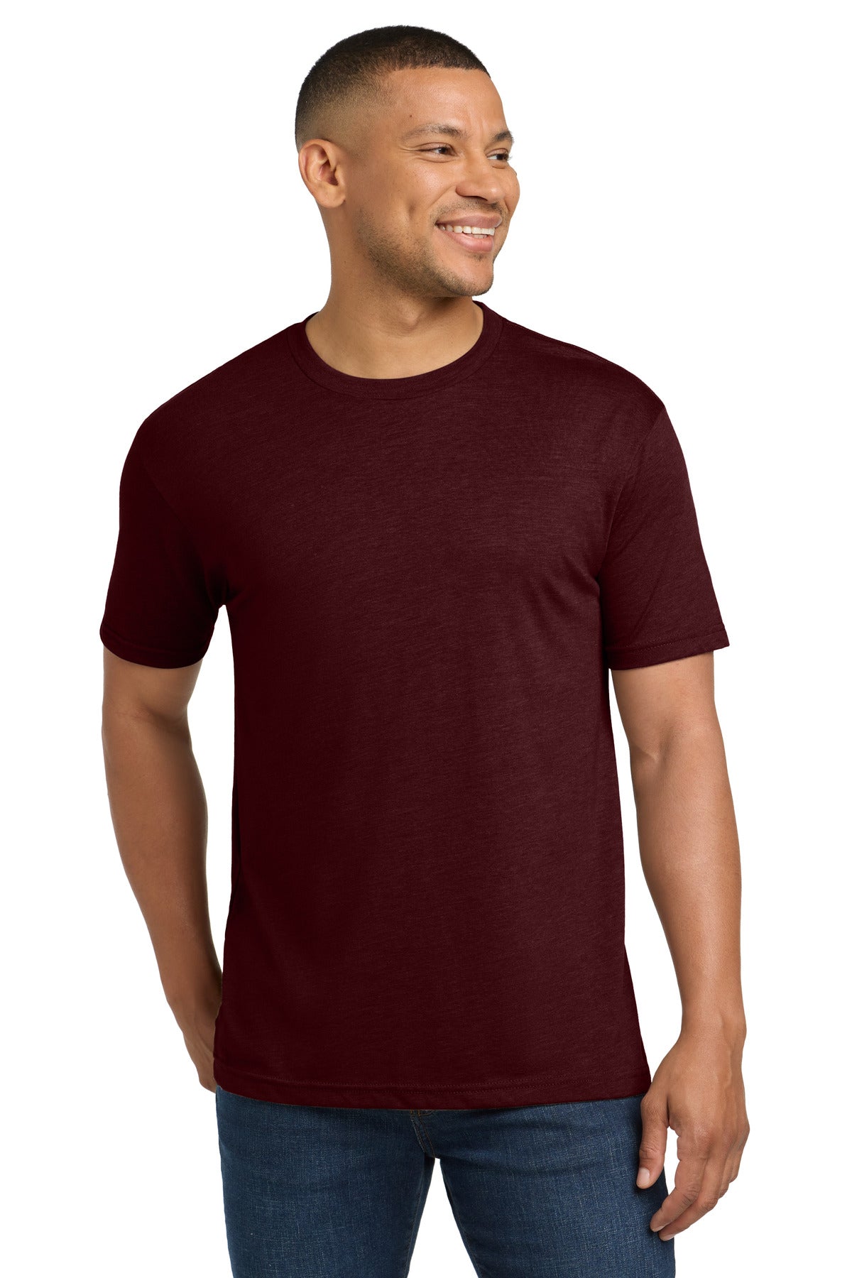 Next Level Apparel Adult Tri-Blend Tee - Cardinal Black