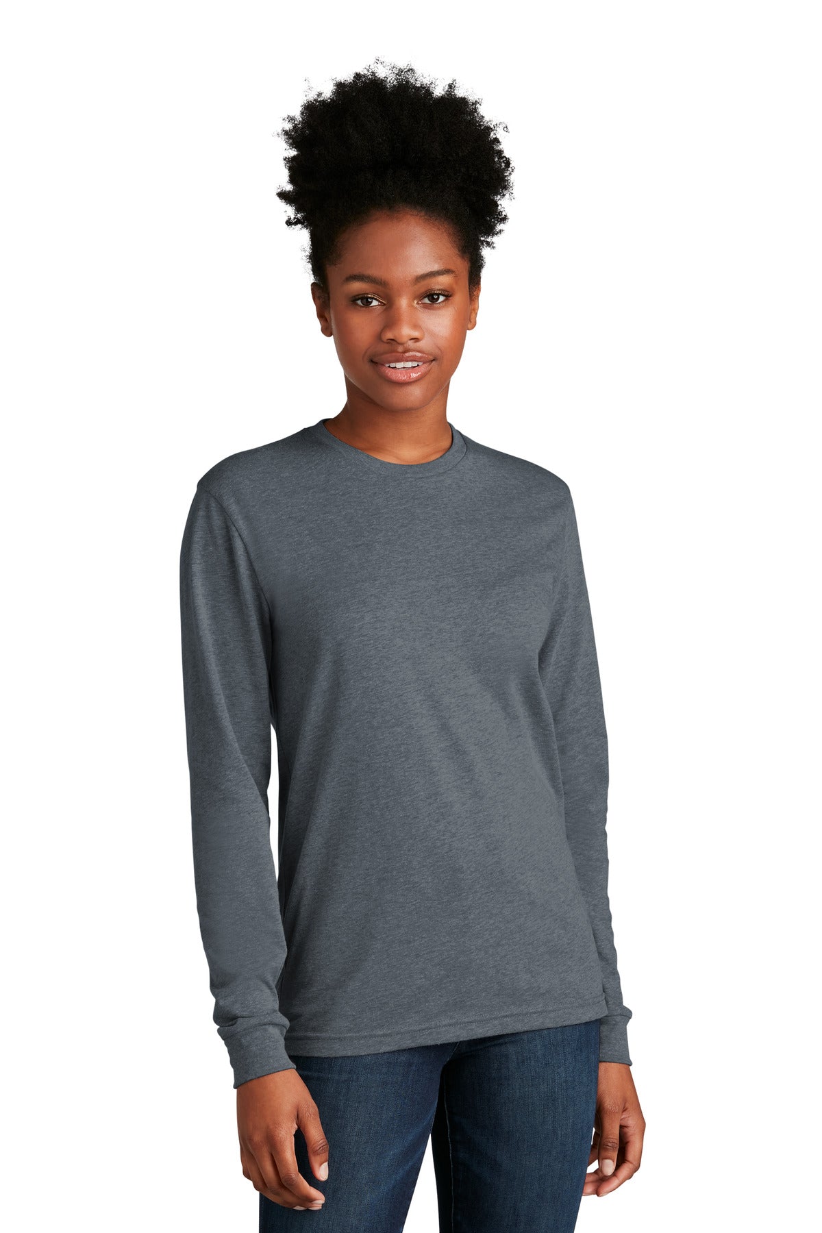 Next Level Apparel Adult CVC Long Sleeve Teal - Indigo