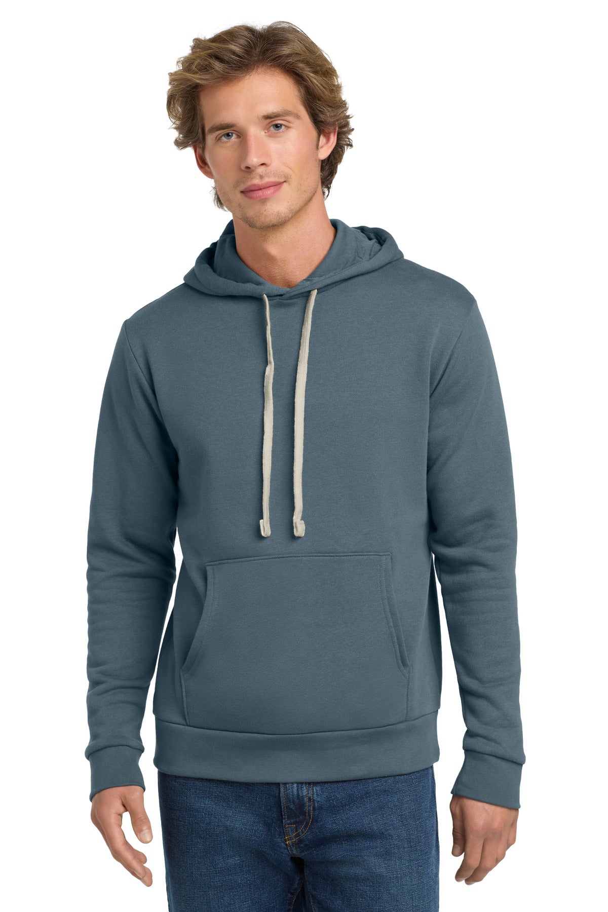 Next Level Apparel Adult Santa Barbara Pullover Hoodie - Antique Denim