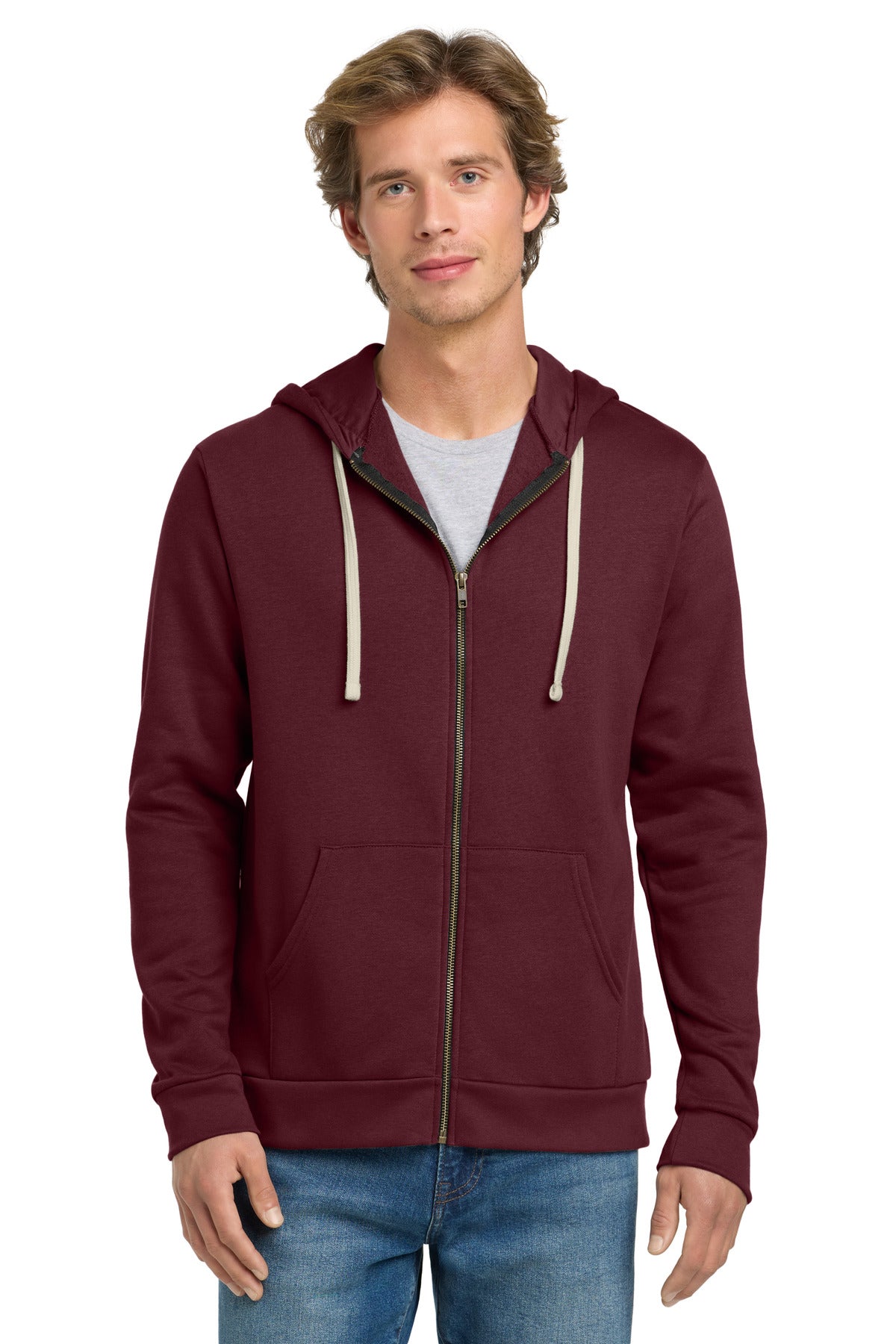Next Level Apparel Adult Santa Barbara Zip Hoodie