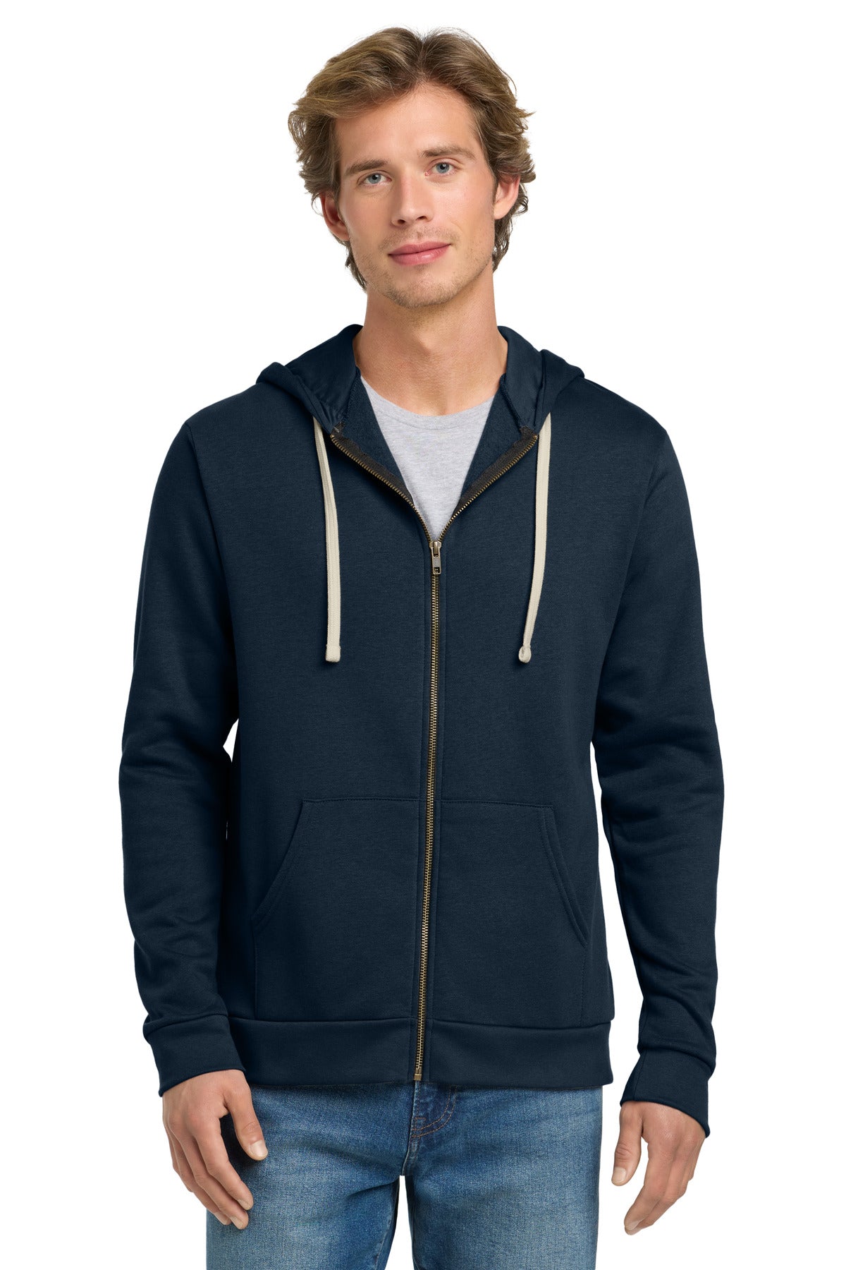 Next Level Apparel Adult Santa Barbara Zip Hoodie