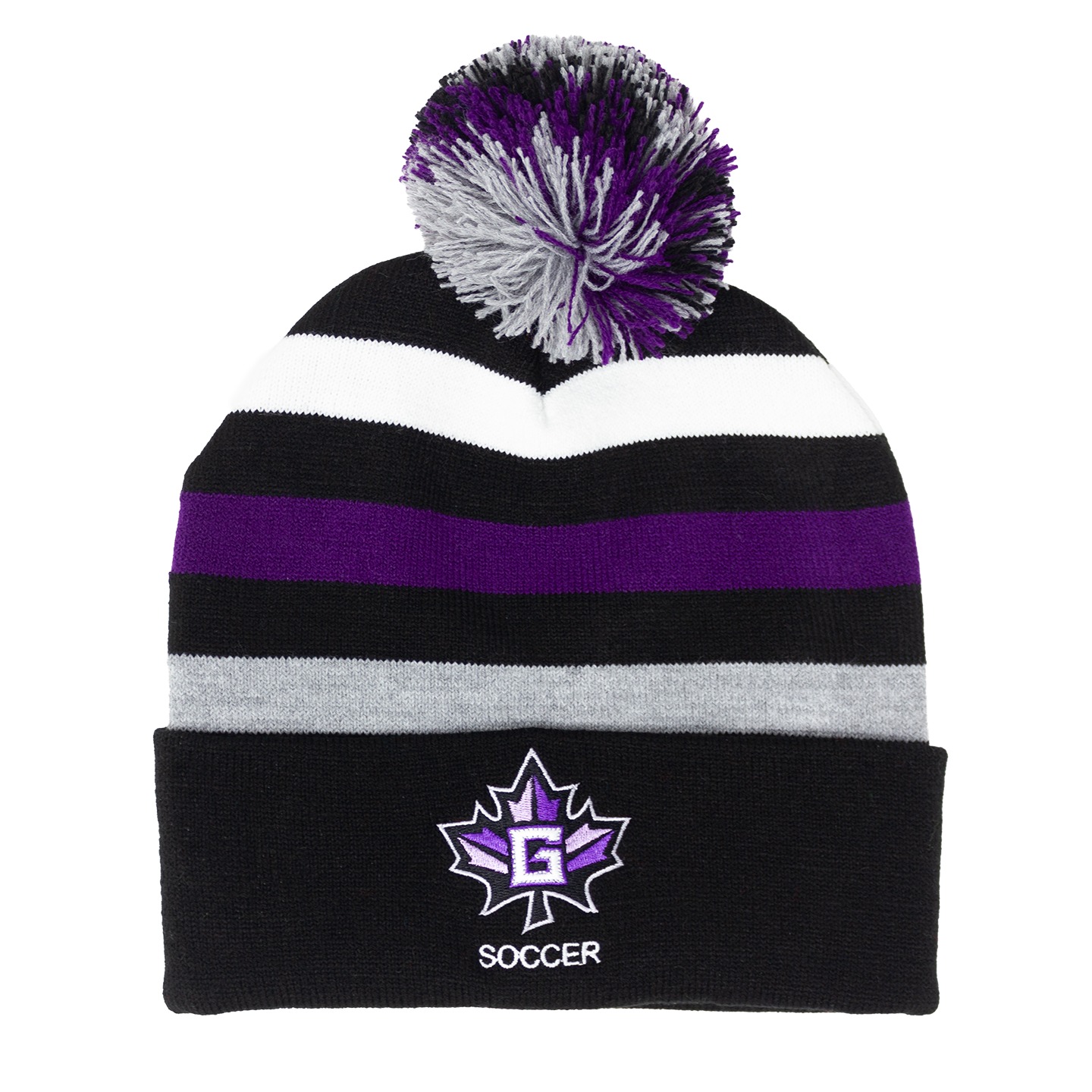 ACDC Knitted Pom Pom Beanie – Unisex Warm Winter Hat, Man Cave Gift