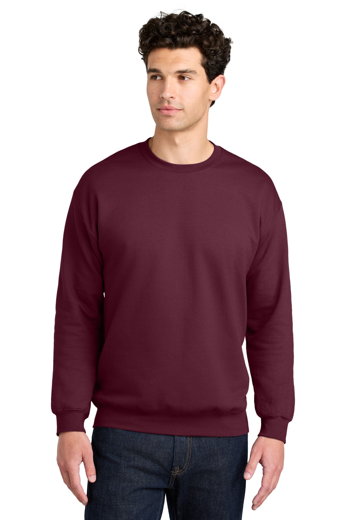 Gildan Softstyle Crewneck Sweatshirt - Maroon