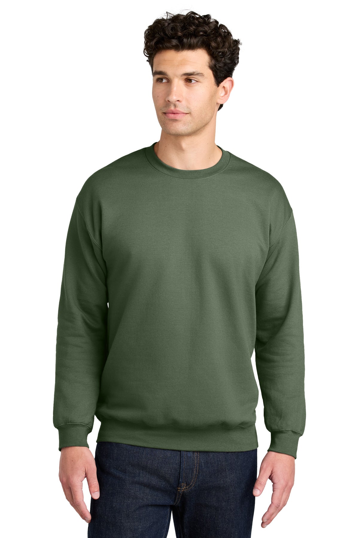 Gildan Softstyle Crewneck Sweatshirt - Military Green