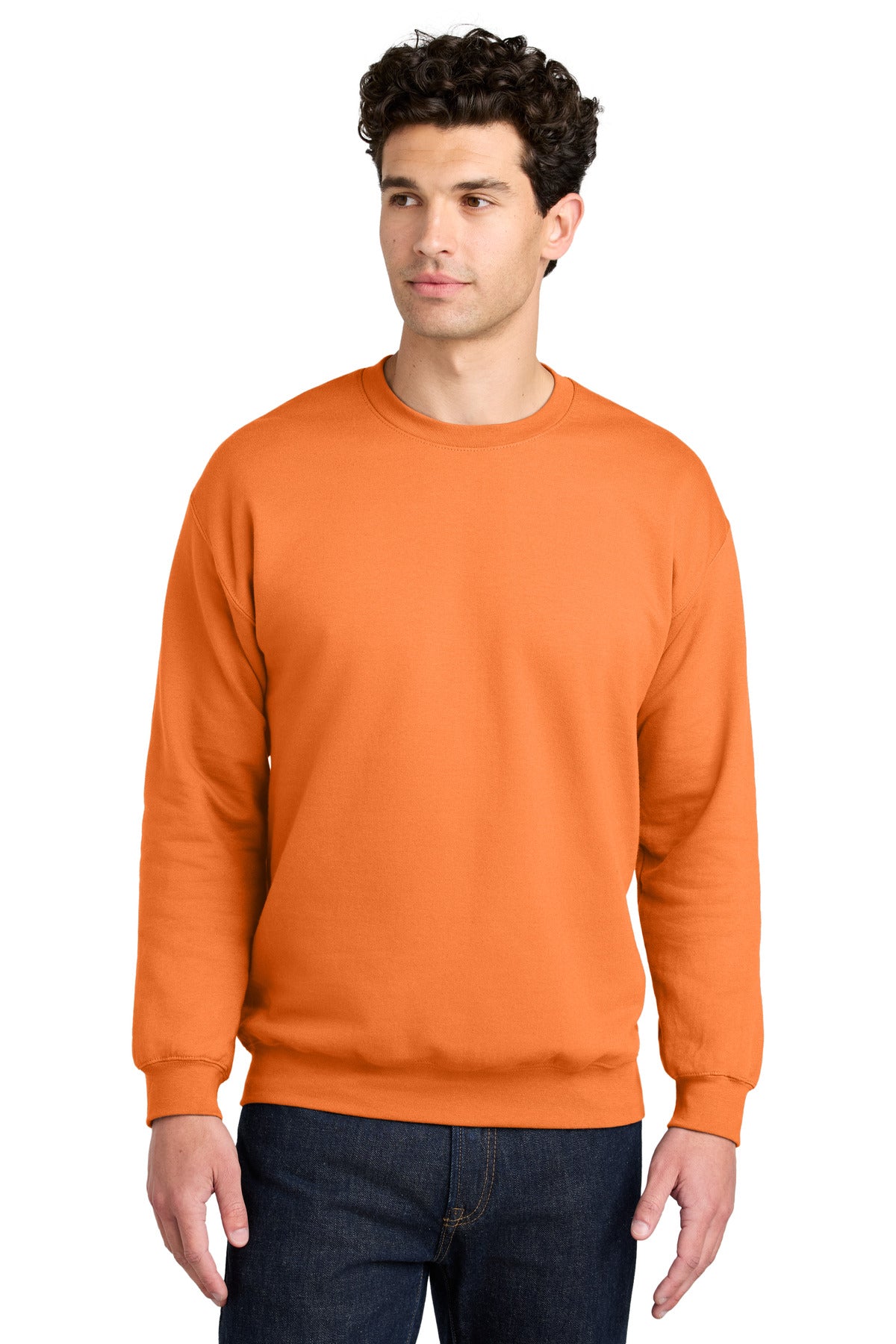 Gildan Softstyle Crewneck Sweatshirt - Tangerine