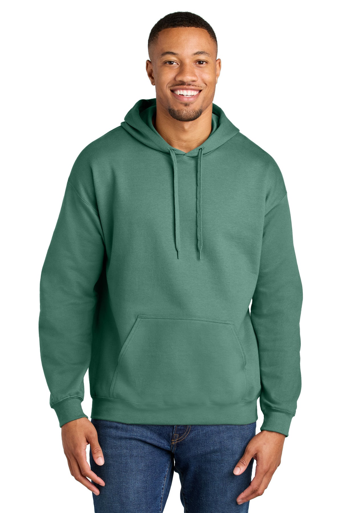 Gildan Softstyle Midweight Pullover Hooded Sweatshirt - Aquatic