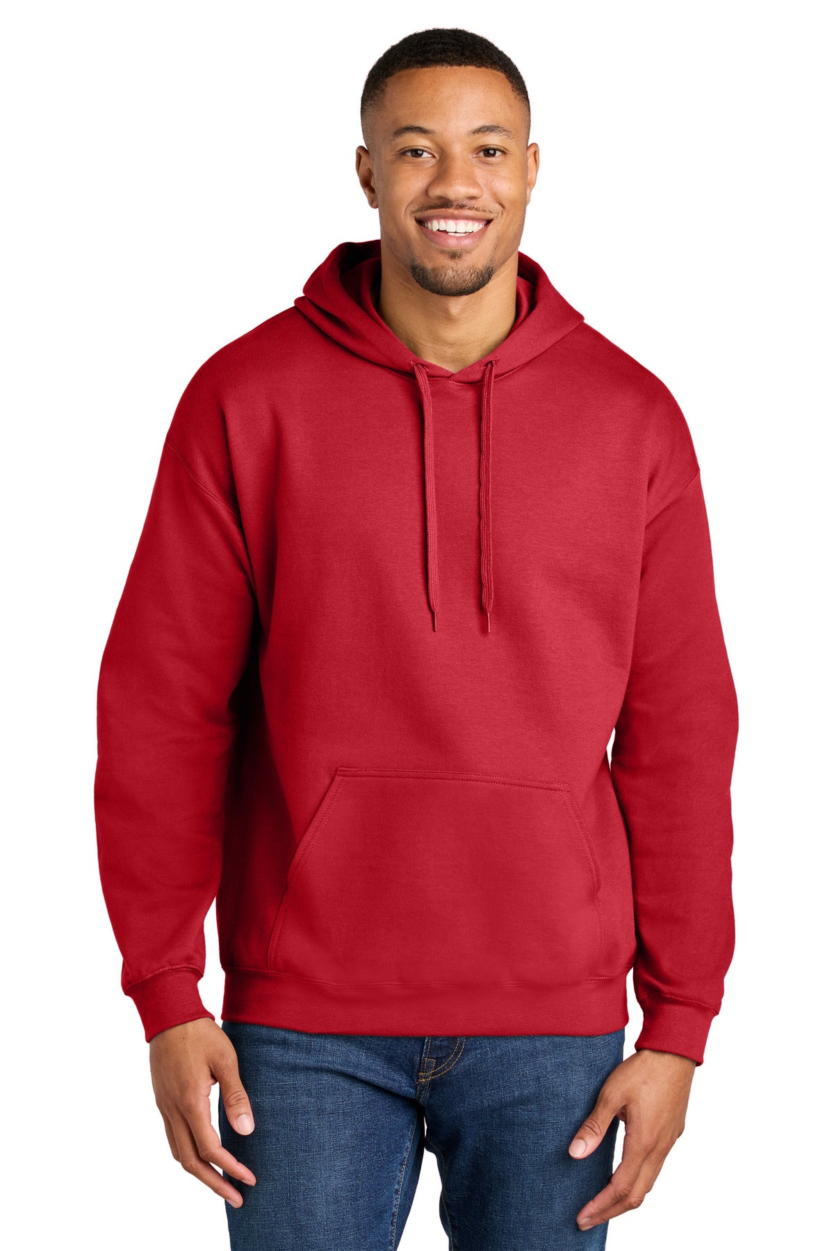 Gildan Softstyle Midweight Pullover Hooded Sweatshirt - Red