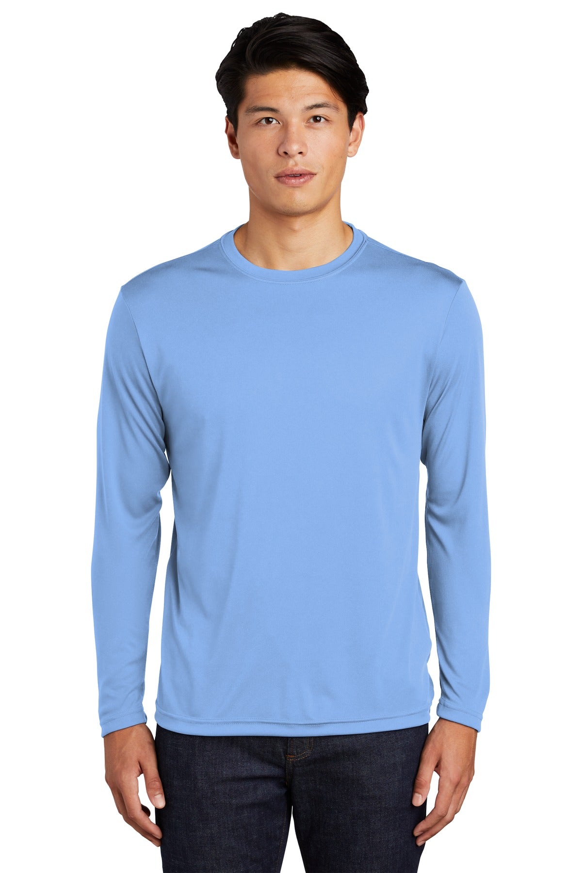 Sport-Tek Long Sleeve PosiCharge Competitor Tee - Carolina Blue