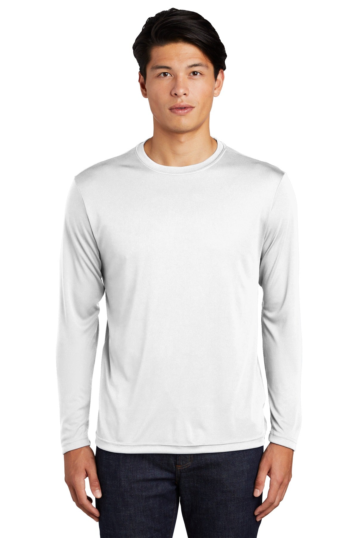 Sport-Tek Long Sleeve PosiCharge Competitor Tee - White