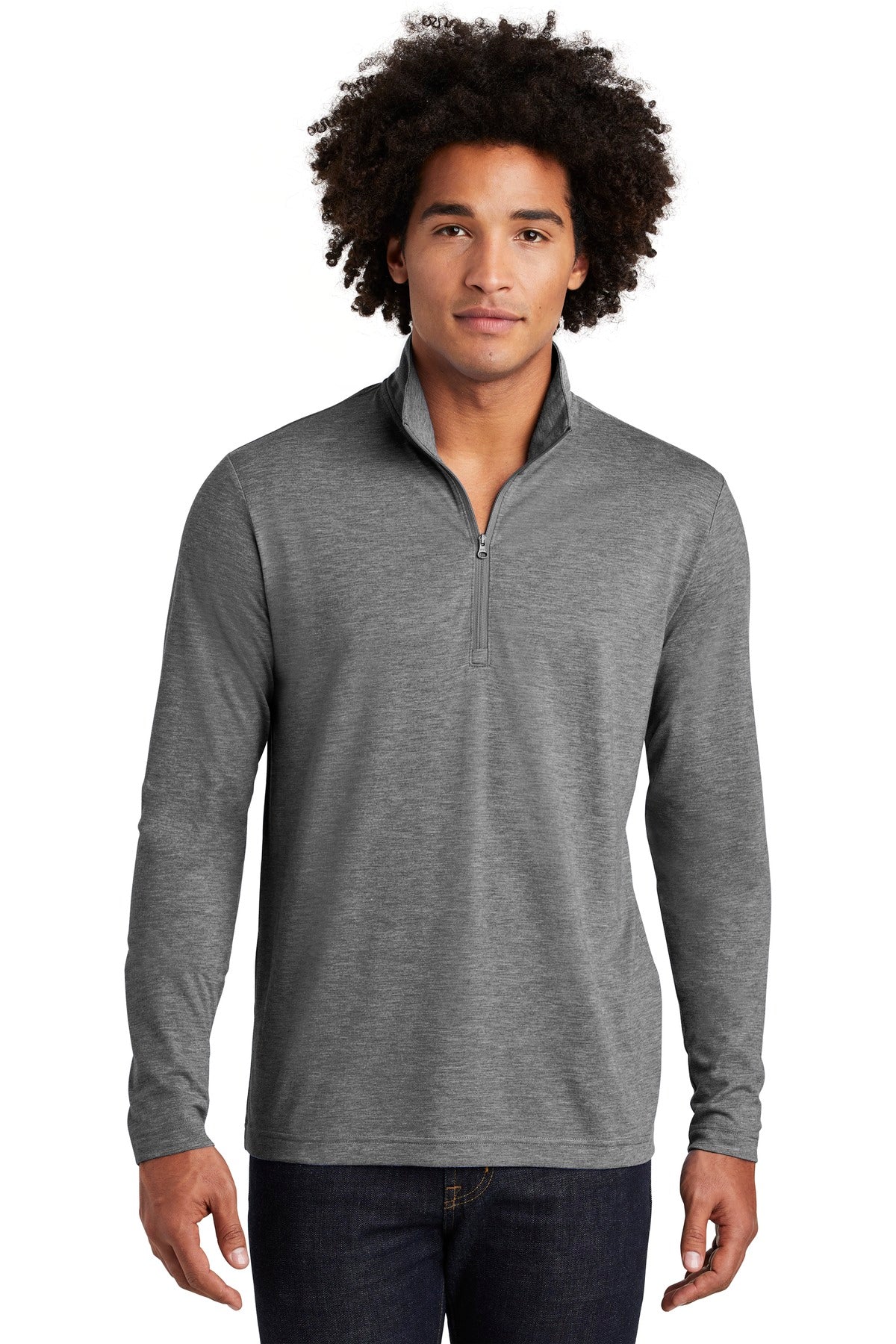 Sport-Tek PosiCharge Tri-Blend Wicking 1/4-Zip Pullover