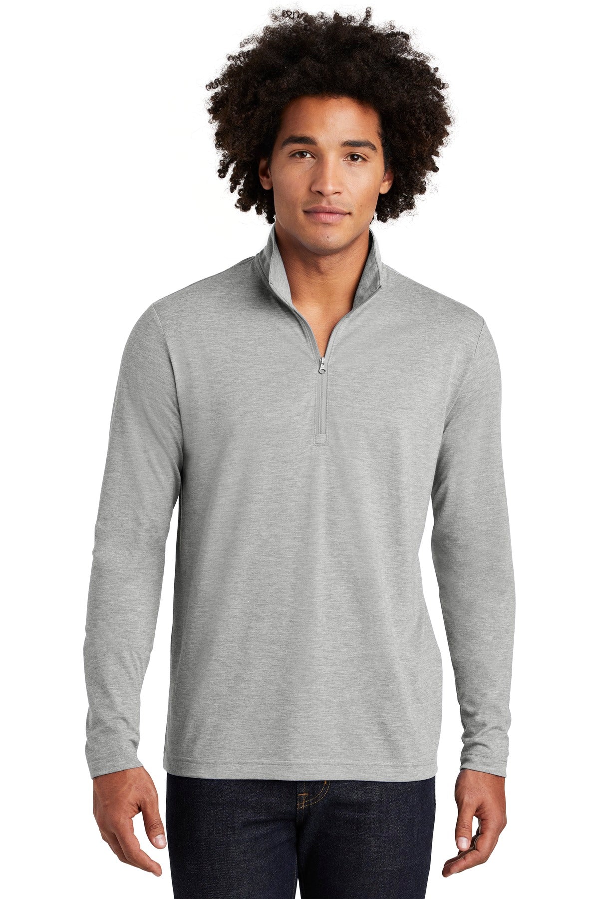 Sport-Tek PosiCharge Tri-Blend Wicking 1/4-Zip Pullover