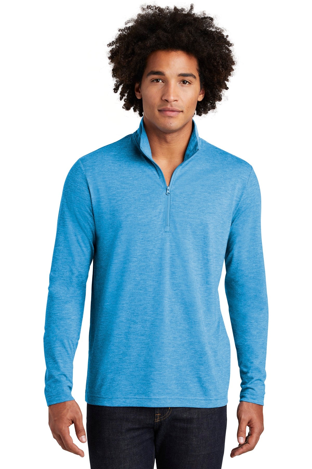 Sport-Tek PosiCharge Tri-Blend Wicking 1/4-Zip Pullover