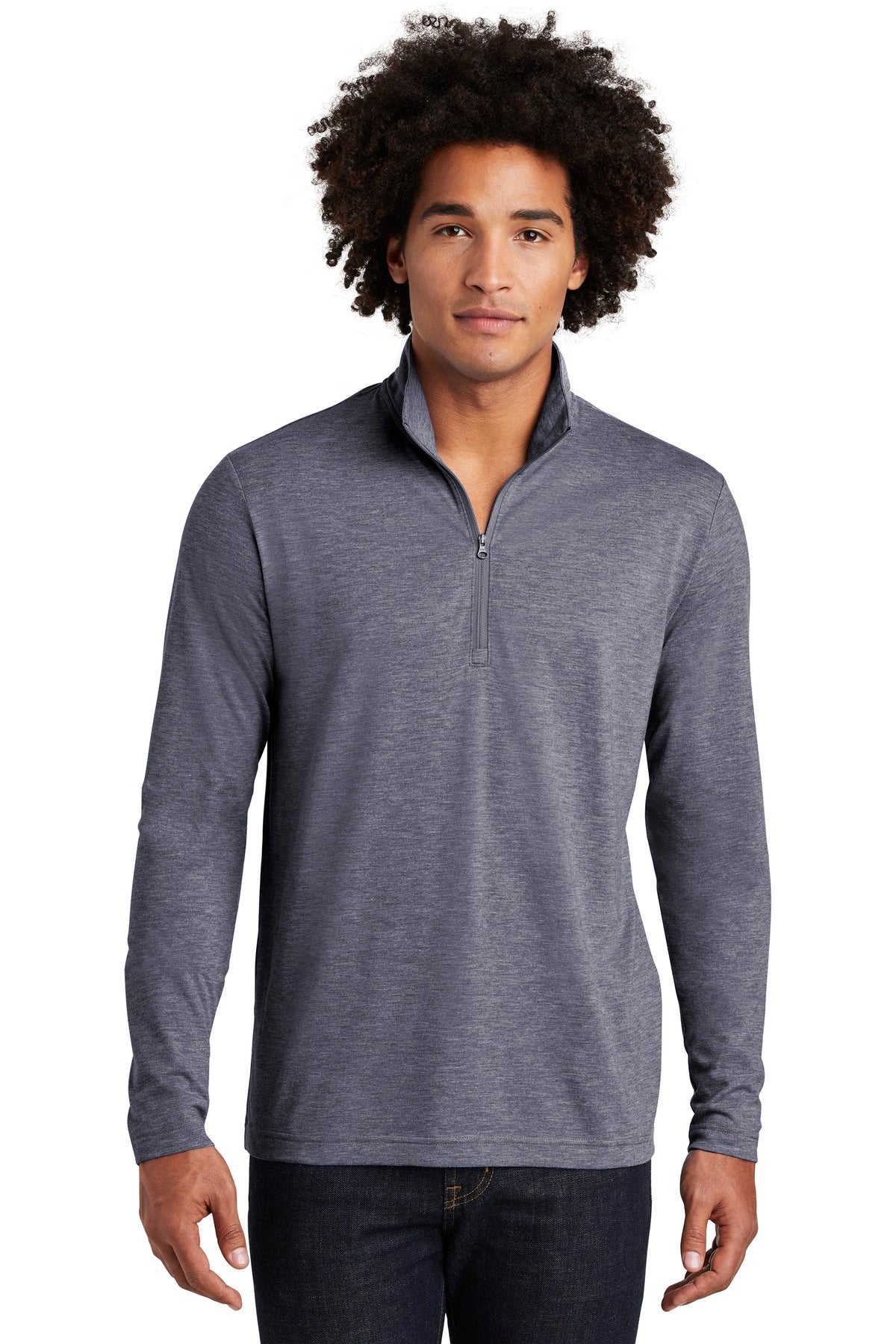 Sport-Tek PosiCharge Tri-Blend Wicking 1/4-Zip Pullover