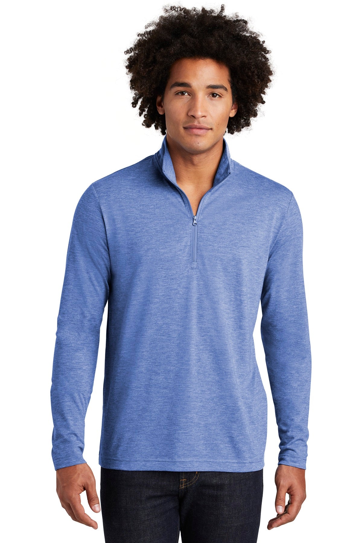 Sport-Tek PosiCharge Tri-Blend Wicking 1/4-Zip Pullover