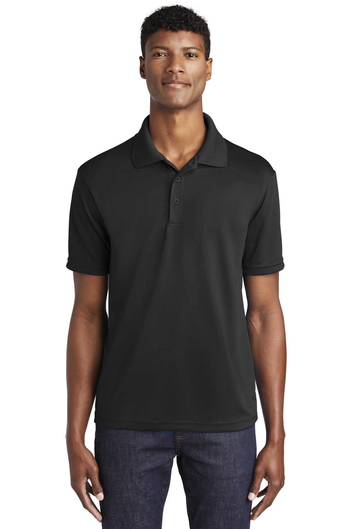 Sport-Tek PosiCharge RacerMesh Polo - Black