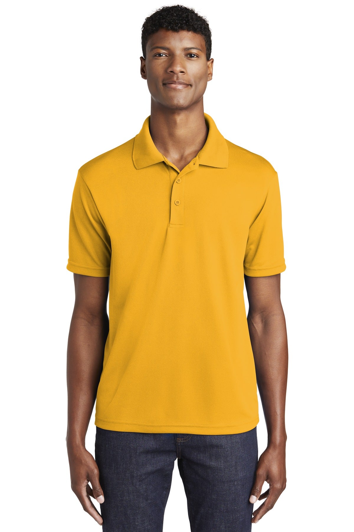 Sport-Tek PosiCharge RacerMesh Polo - Gold