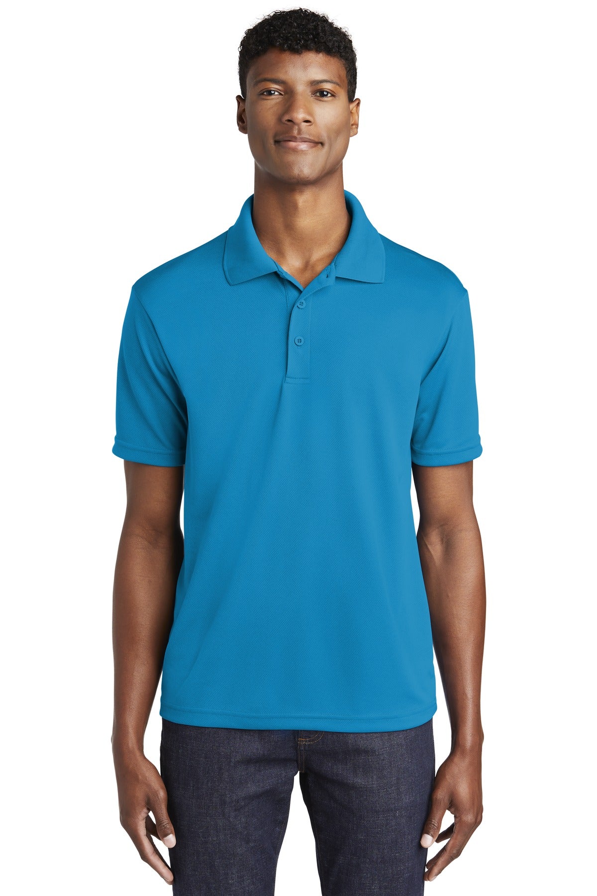 Sport-Tek PosiCharge RacerMesh Polo - Pond Blue