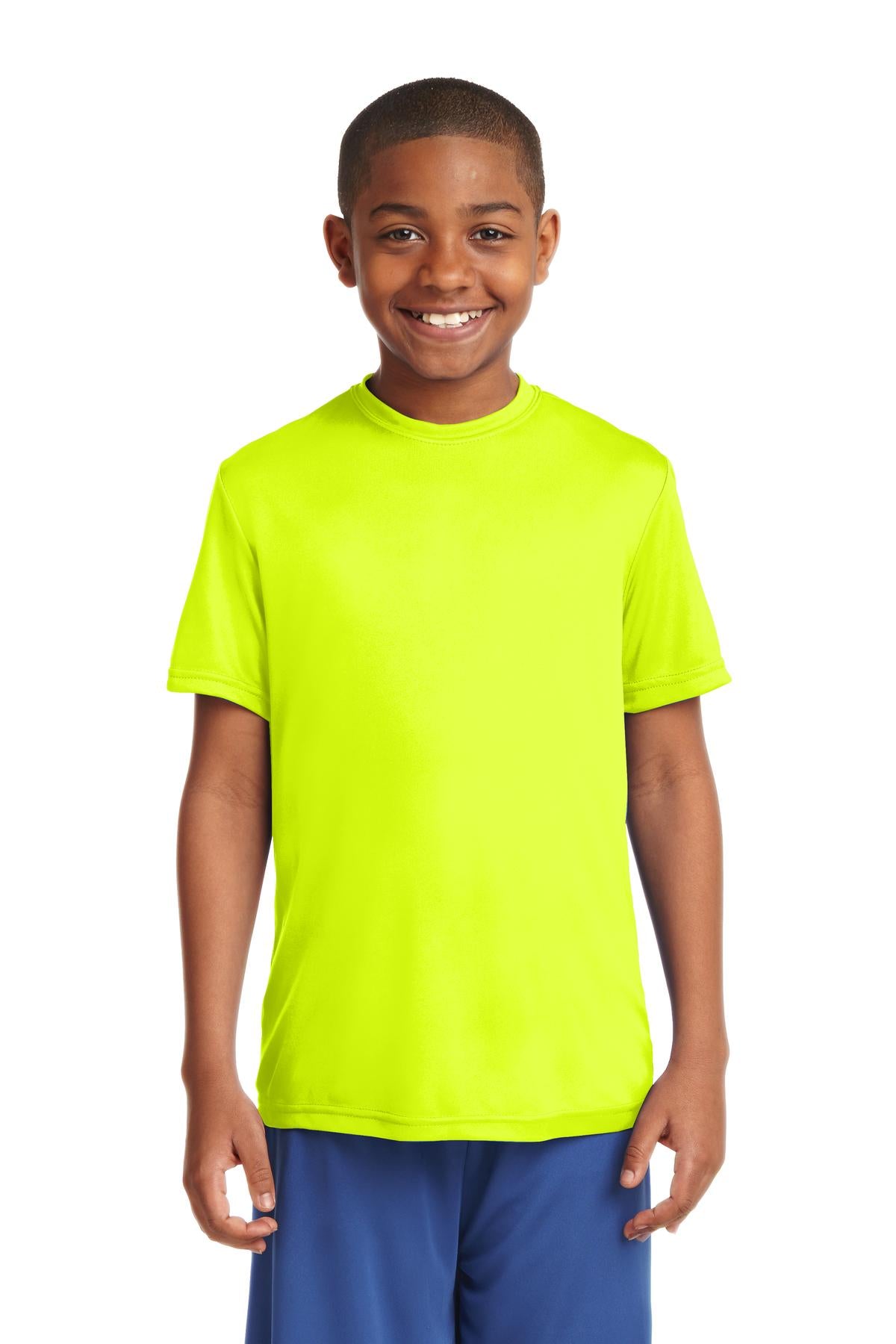 Sport-Tek Youth PosiCharge Competitor Tee - Neon Yellow