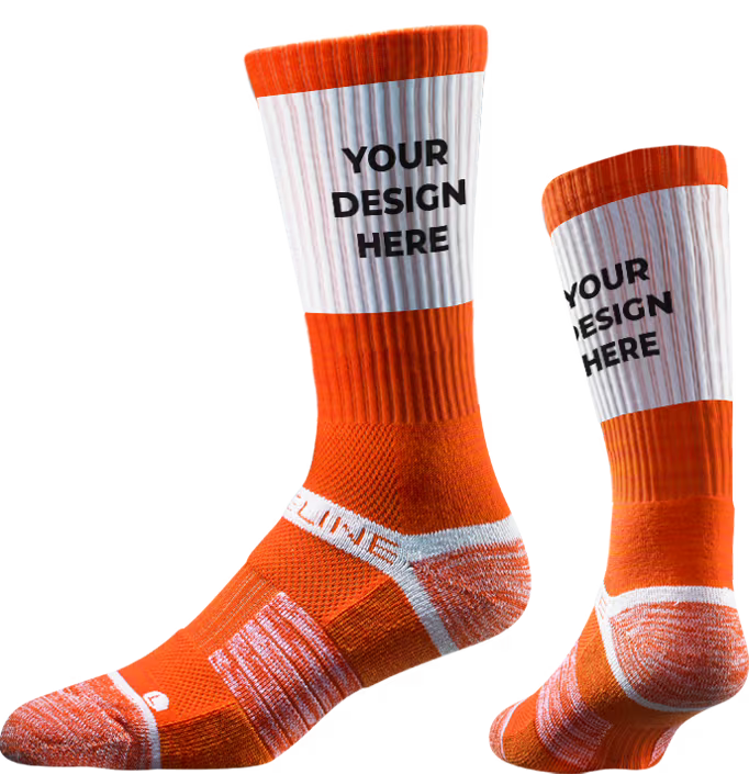Strideline Premium Athletic Custom Crew Sock