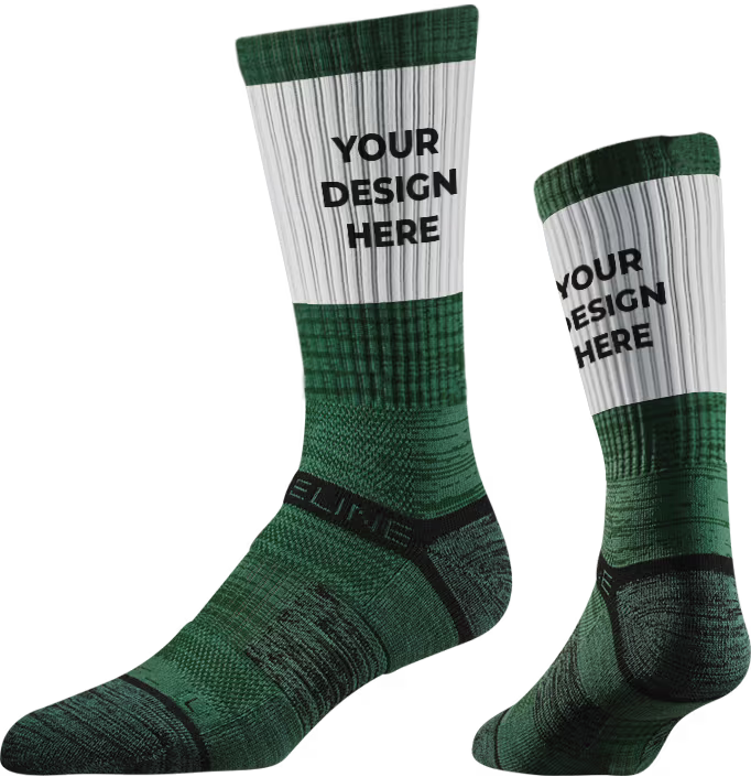 Strideline Premium Athletic Custom Crew Sock