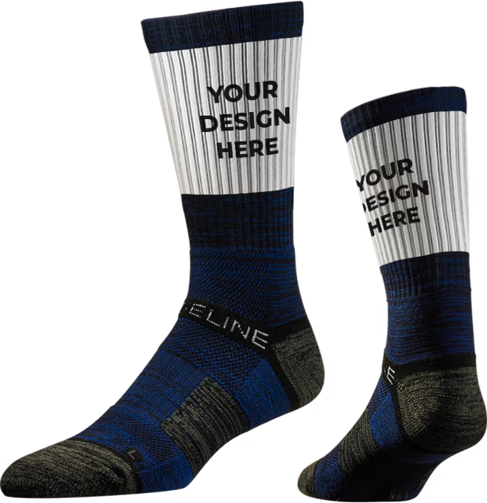 Strideline Premium Athletic Custom Crew Sock
