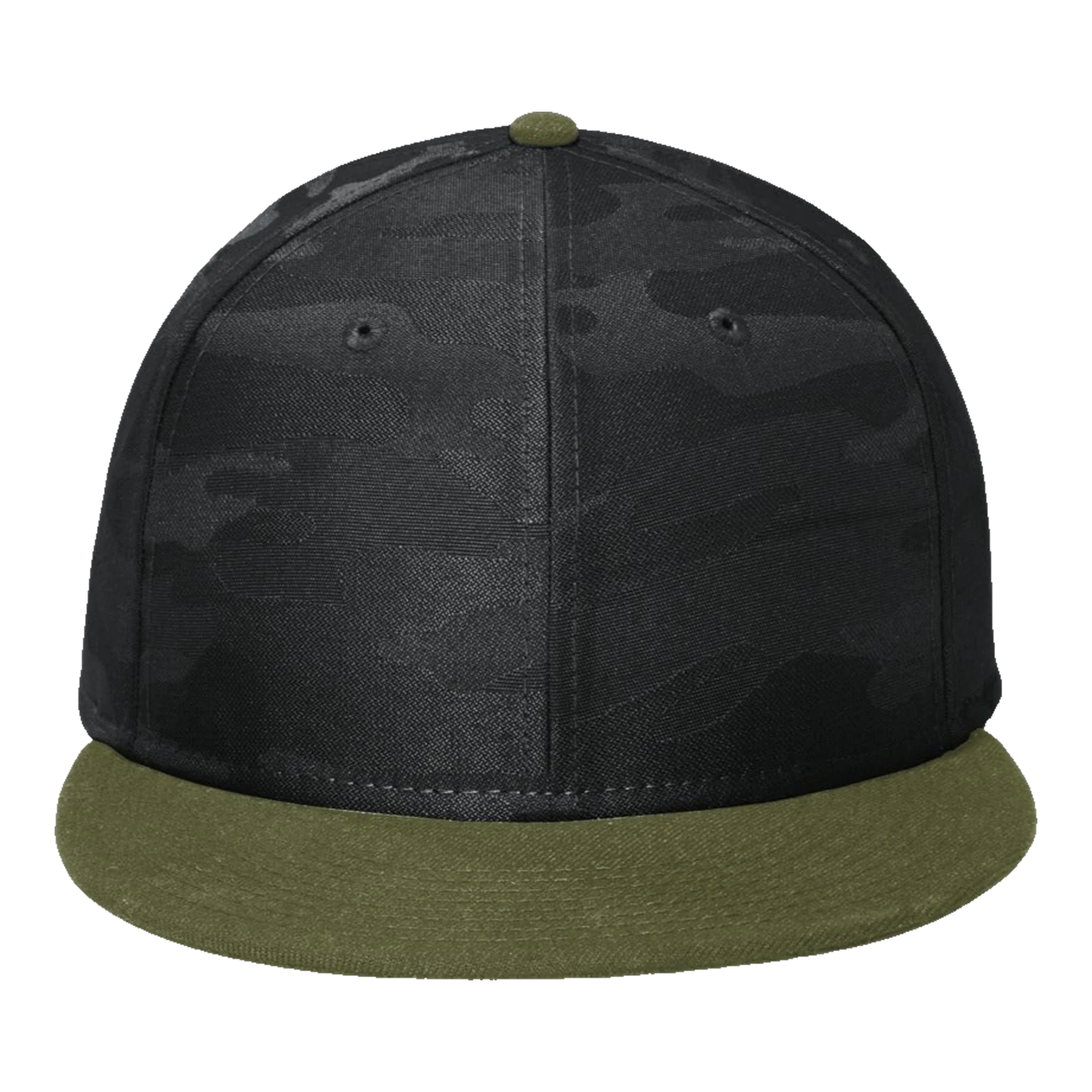 New Era Camo Flat Bill Custom Snapback Hat