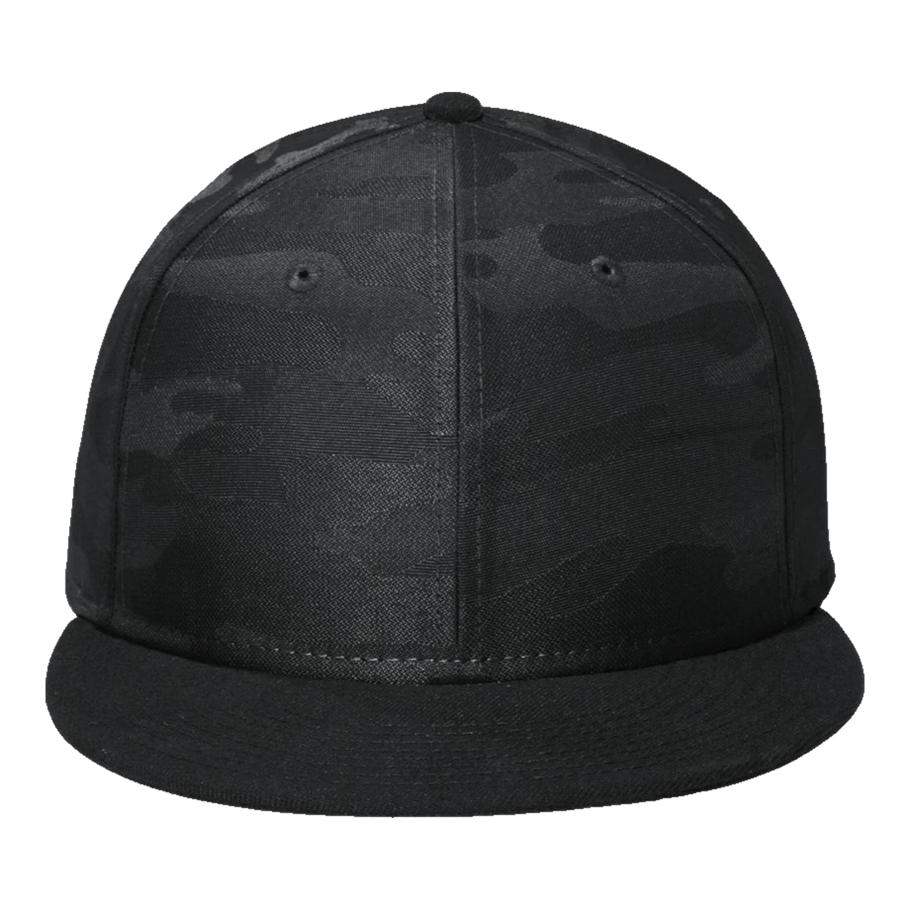 New Era Camo Flat Bill Custom Snapback Hat